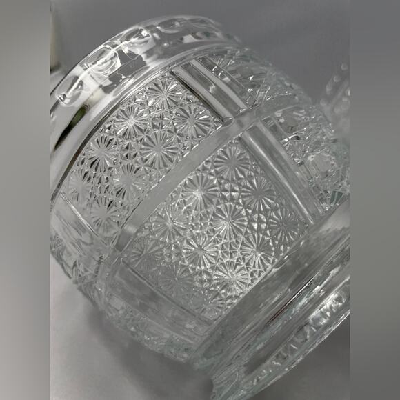 Pair of Vintage Pressed Glass Jam‎ Jars or Candy Dishes - Picture 9 of 10